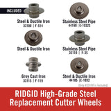 1/8 in. to 2 in. Model 202 Wide-Roll Pipe Cutter - Super Arbor
