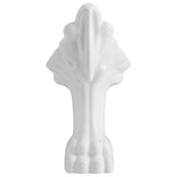 59.1 in. Acrylic Clawfoot Non-Whirlpool Bathtub in White - Super Arbor