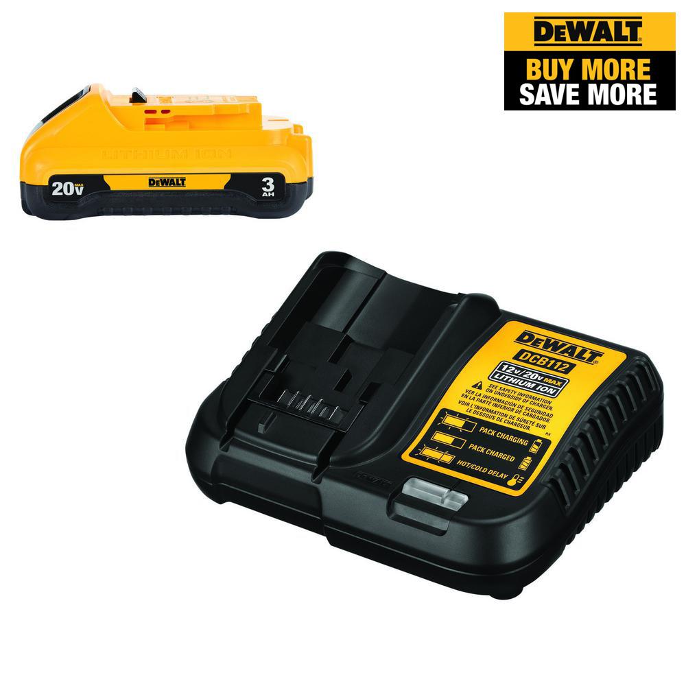 20-Volt MAX Lithium-Ion Battery Pack 3.0Ah with Charger - Super Arbor