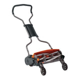 Fiskars 18 in. Cut Manual Push Non-Electric Walk Behind Reel Mower