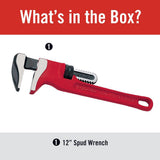 12 in. Spud Wrench for 3/8 in. to 2-5/8 in. Pipe - Super Arbor