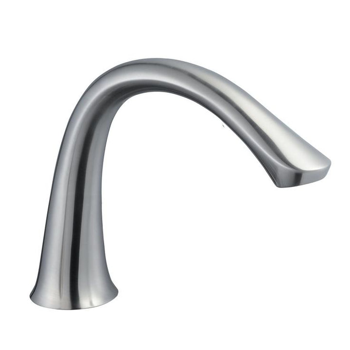 Edgewood 2-Handle Deck-Mount Roman Tub Faucet in Brushed Nickel