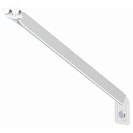 Everbilt 12 in. Shelf Support Bracket, White (Pack of 2)