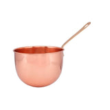 2 Qt. Solid Copper Beating Bowl Zabaglione Pan