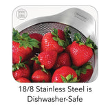 Gourmet Stainless Steel Colanders (3-Pack)