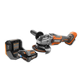 18-Volt OCTANE Cordless Brushless 4-1/2 in. Angle Grinder Kit with (1) OCTANE Bluetooth 3.0 Ah Battery and Charger