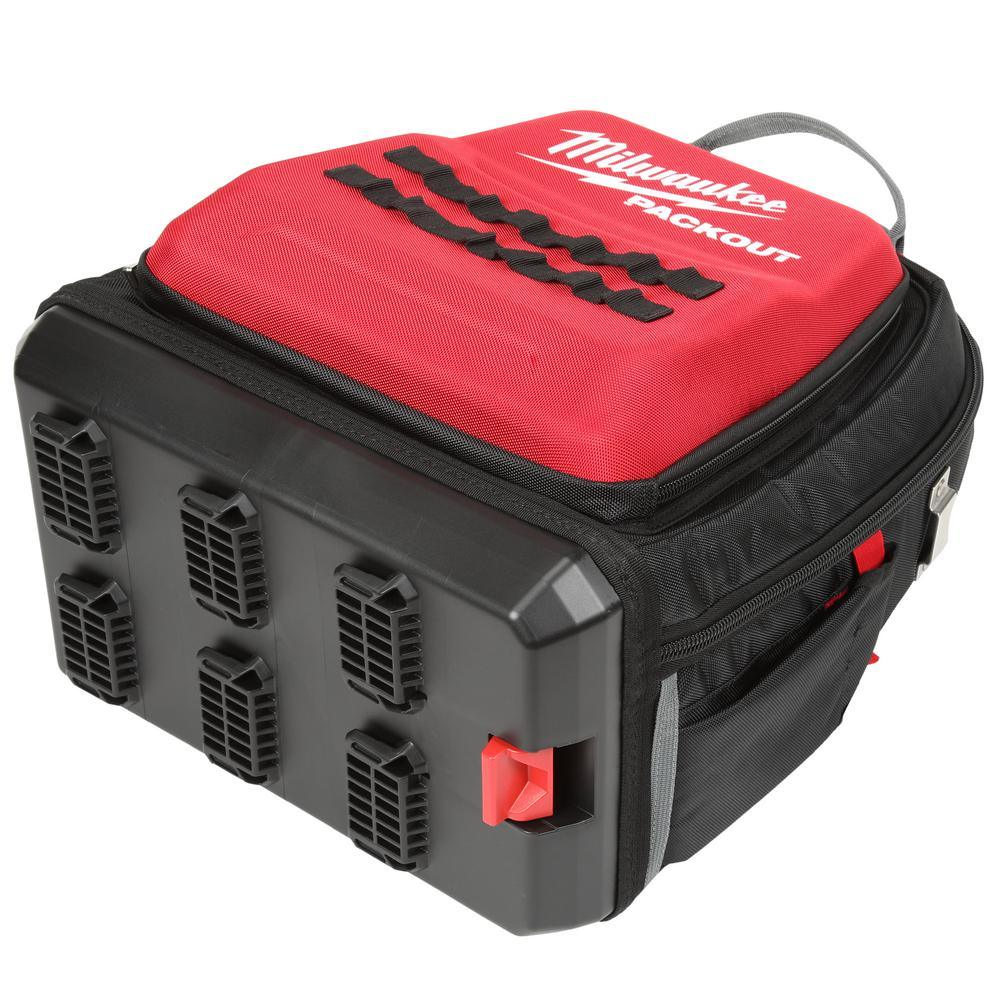 15 in. PACKOUT Backpack and 3/8 in. Drive SAE Ratchet and Socket Mechanics Tool Set with PACKOUT Case (28-Piece) - Super Arbor