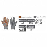 HEXARMOR Helix 1095 Nitrile-Coated Impact-Resistant Gloves - S