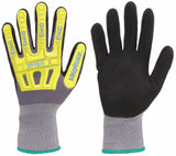 HEXARMOR Helix 1095 XL Sandy Nitrile Coated Impact-Resistant Gloves