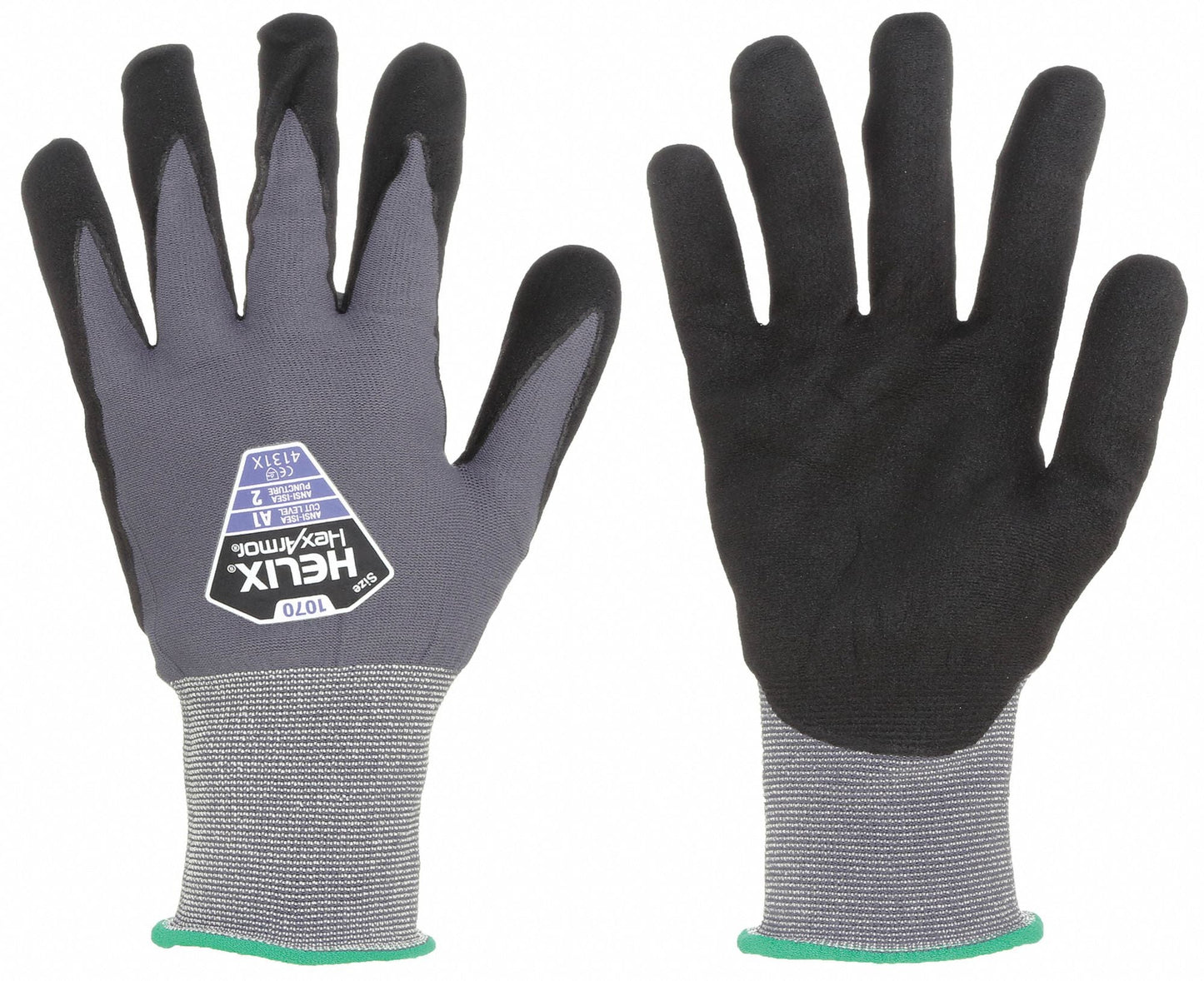 HEXARMOR Helix Series 3XL Microporous Nitrile Coated Gloves