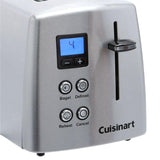 Compact 2-Slice Stainless Steel Toaster