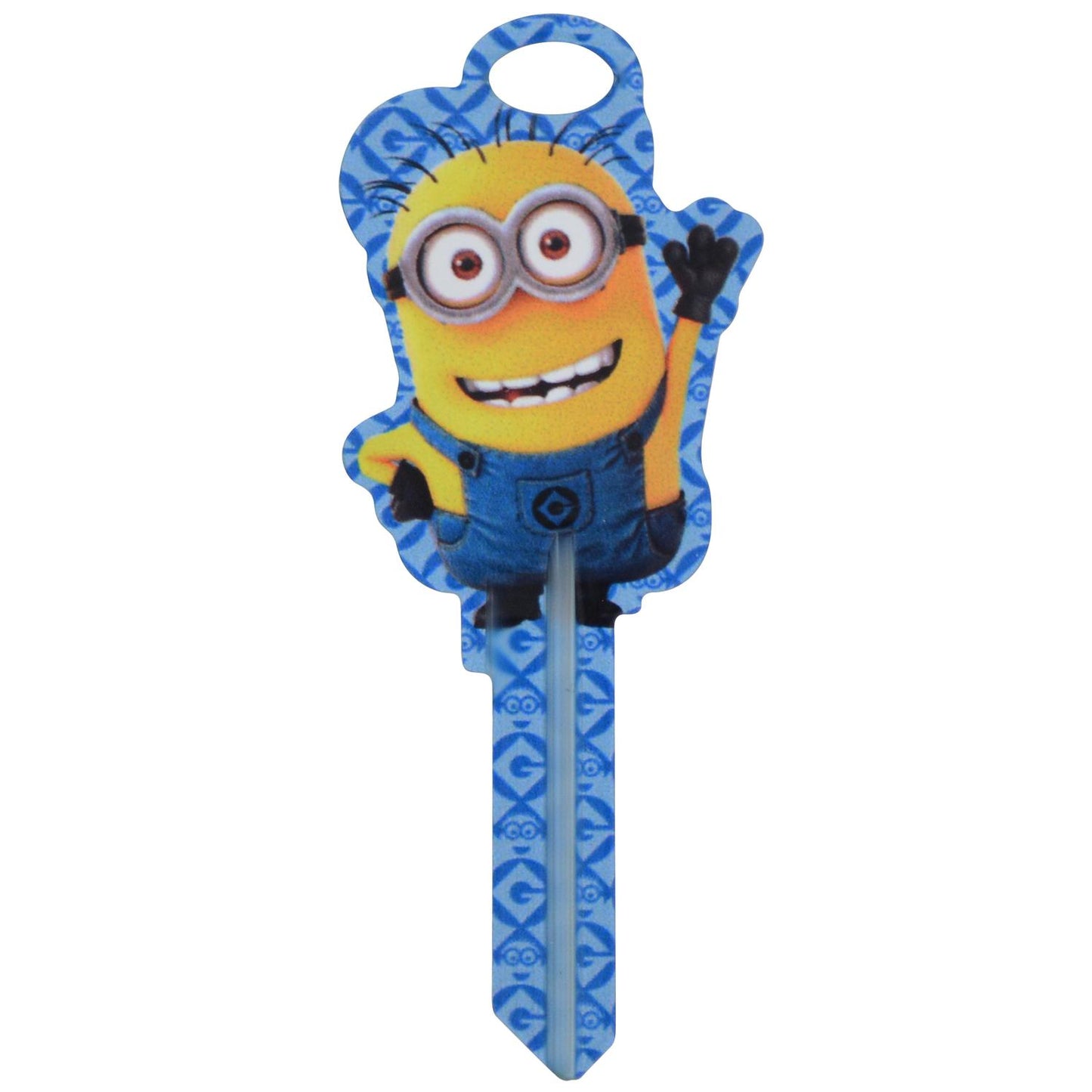 Hillman Minions House/Padlock Universal Key Blank, Double-Sided Design, SC1/68 for Schlage