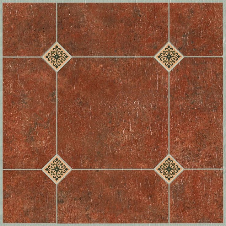 Style Selections 12-in x 12-in Adobe Peel and Stick Vinyl Tile