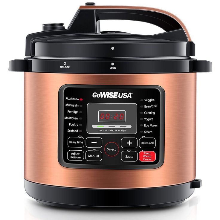 10 Qt. Stainless Steel Electric Pressure Cooker with Built-In Timer