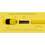 1-1/2 in. IPS x 100 ft. DR 11 Underground Yellow Polyethylene Gas Pipe - Super Arbor