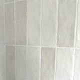 Kingston White 3 in. x 8 in. Polished Ceramic Wall Tile (5.38 sq. ft./case) - Super Arbor