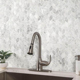 Carrara White Blanco 12 in. x 13 in. Honed Marble Floor and Wall Tile (10.8 sq. ft./Case)