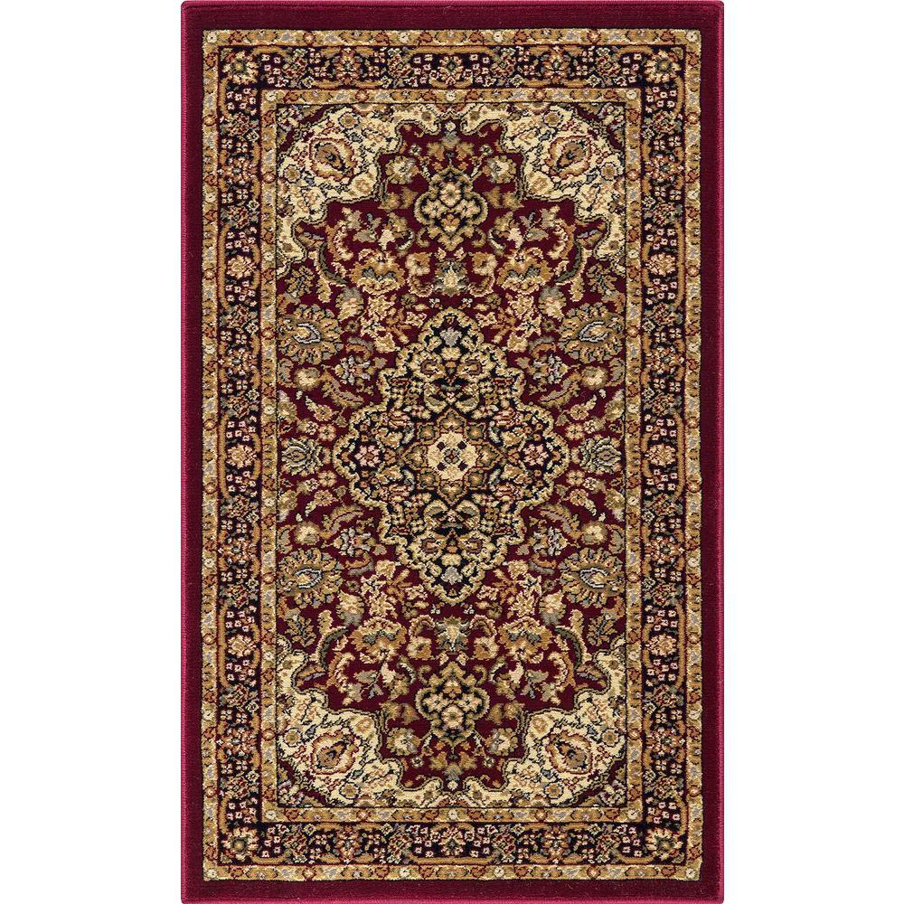 Silk Road Black 8 ft. x 10 ft. Medallion Area Rug - Super Arbor