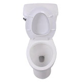 45.75 in. Walk-In Whirlpool Bathtub in White with 1.28 GPF Single Flush Toilet - Super Arbor