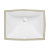 Swiss Madison Plaisir 18 in. Rectangular Under-Mount Bathroom Sink in White