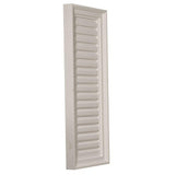 16 in. x 36 in. Rectangular Primed Polyurethane Paintable Gable Louver Vent - Super Arbor