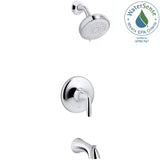 Willamette Single-Handle 3-Spray Tub and Shower Faucet in Polished Chrome (Valve Included) - Super Arbor