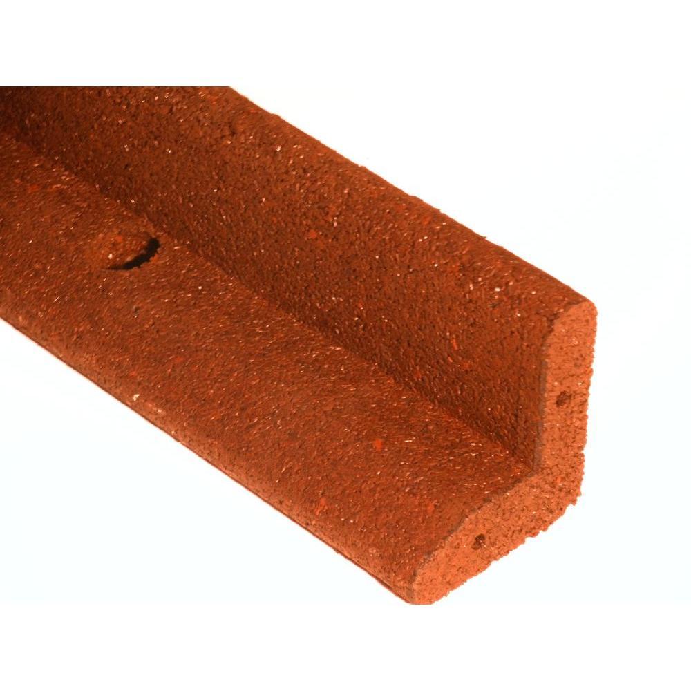 EcoBorder 4 ft. Brown Rubber Landscape Edging (Single) - Super Arbor