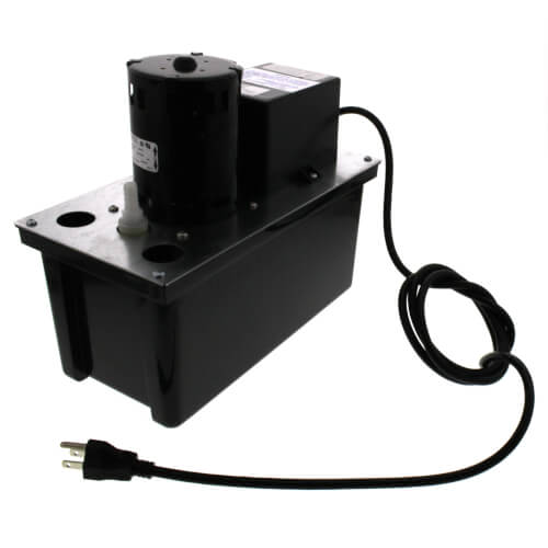 Little Giant 553201 condensate pump - front view (Voltage: 115V; Horse Power: 1/18)