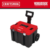 CRAFTSMAN VERSASTACK 20-in W x 39-in H Red Plastic Wheels Lockable Tool Box