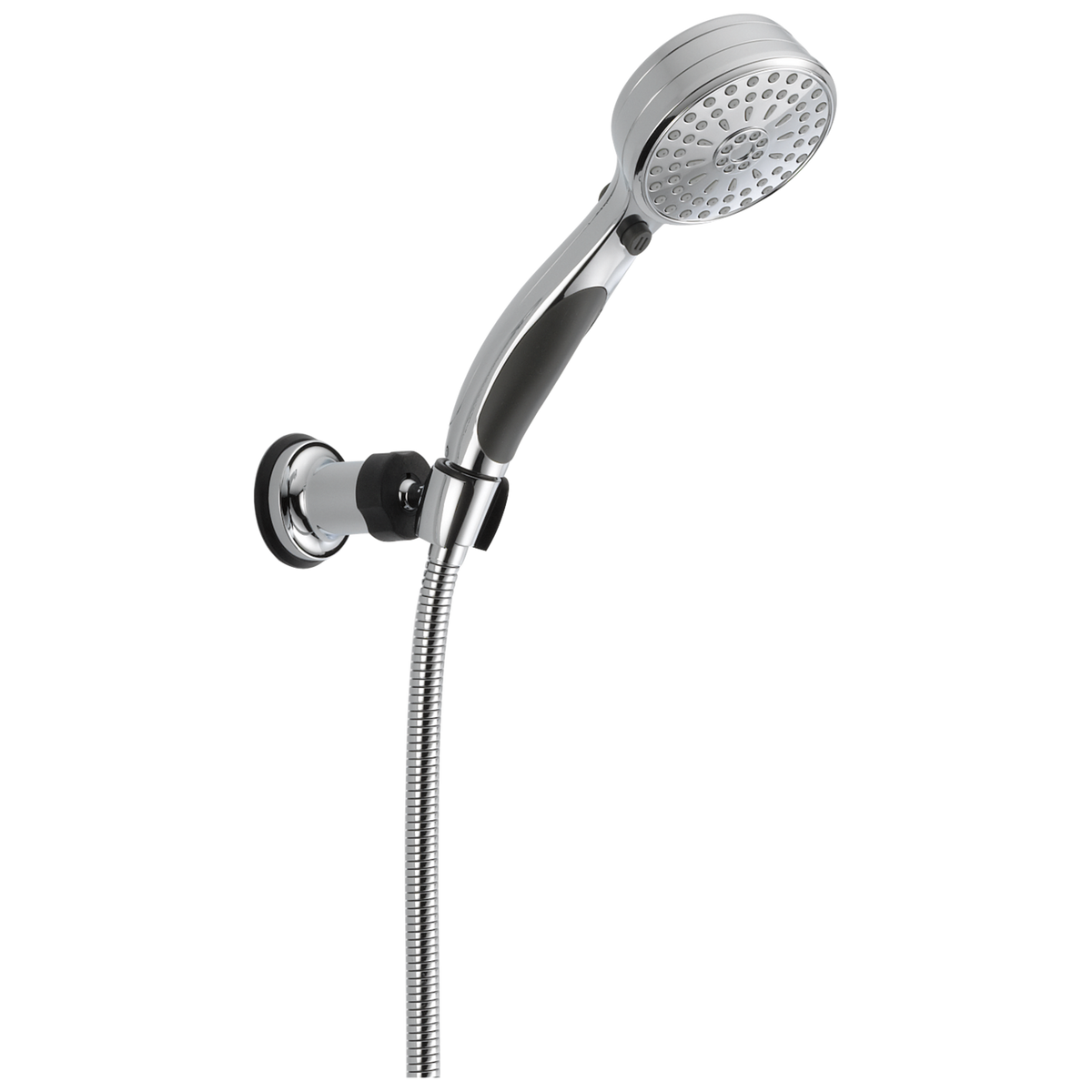 ActivTouch 9-Spray 3-5/8 in. Single Wall Mount Handheld Shower Head in Champagne Bronze