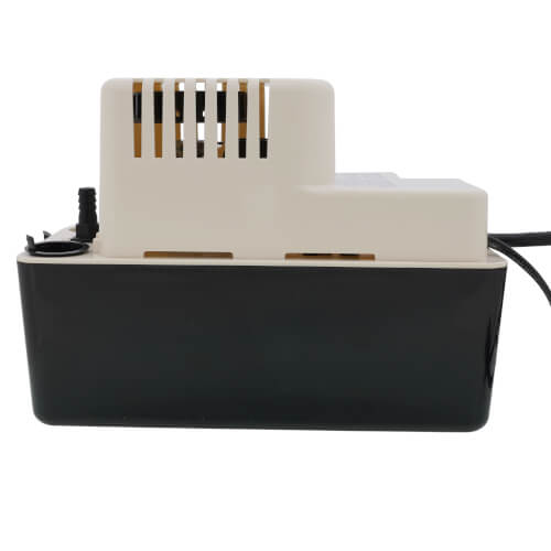 Little Giant 554415 condensate pump - side view (Voltage: 115V; Horse Power: 1/50)