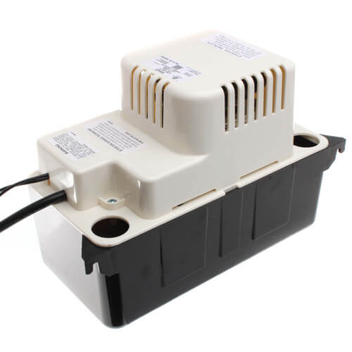 Little Giant 554425 condensate pump - detail view (Voltage: 115V; Horse Power: 1/30)