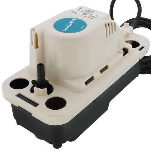 Little Giant 554620 condensate pump - front view (Voltage: 115V; Horse Power: 1/30)