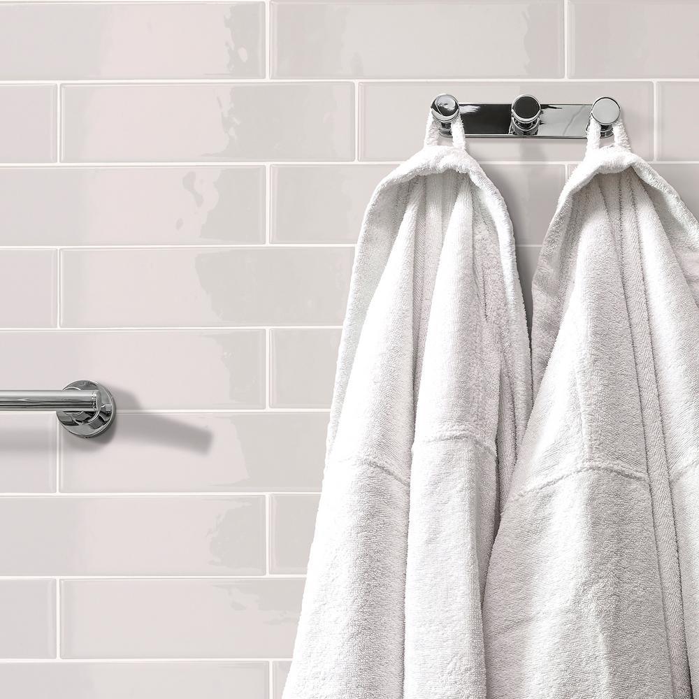 Oslo 22.56 in. W x 10.88 in. H Gray Peel and Stick Self-Adhesive Decorative Mosaic Wall Tile Backsplash (2-Pack) - Super Arbor