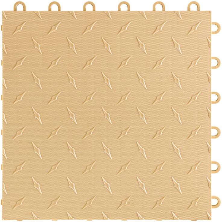 Swisstrax 12 in. W x 12 in. L Jet Black Diamondtrax Home Modular Polypropylene Flooring (50-Tile/Pack) (50 sq. ft.)