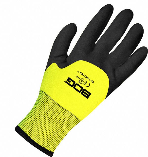 BDG X-Site 99-1-9611KD 3XL Coated Safety Gloves with Foam Nitrile