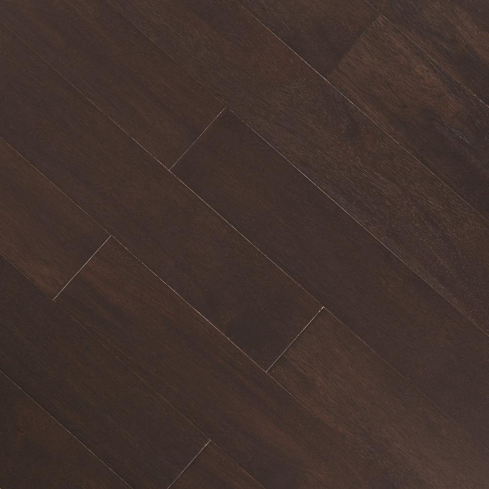 Hand Scraped Natural Acacia 3/8 in. T x 5 in. W x Varying Length Click Lock Exotic Hardwood Flooring (26.25 sq.ft./case)
