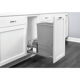 Rev-A-Shelf 11-in x 22-in x 19-in 50-Quart Soft Close Single Pull Out Trash Can