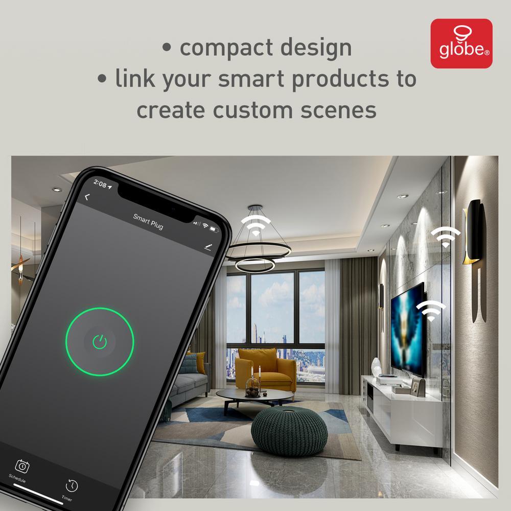 Wi-Fi Smart Starter Kit, No Hub Required, Voice Activated, 1x Wi-Fi Smart Plug, 2x Wi-Fi Smart Tunable LED Bulbs - Super Arbor