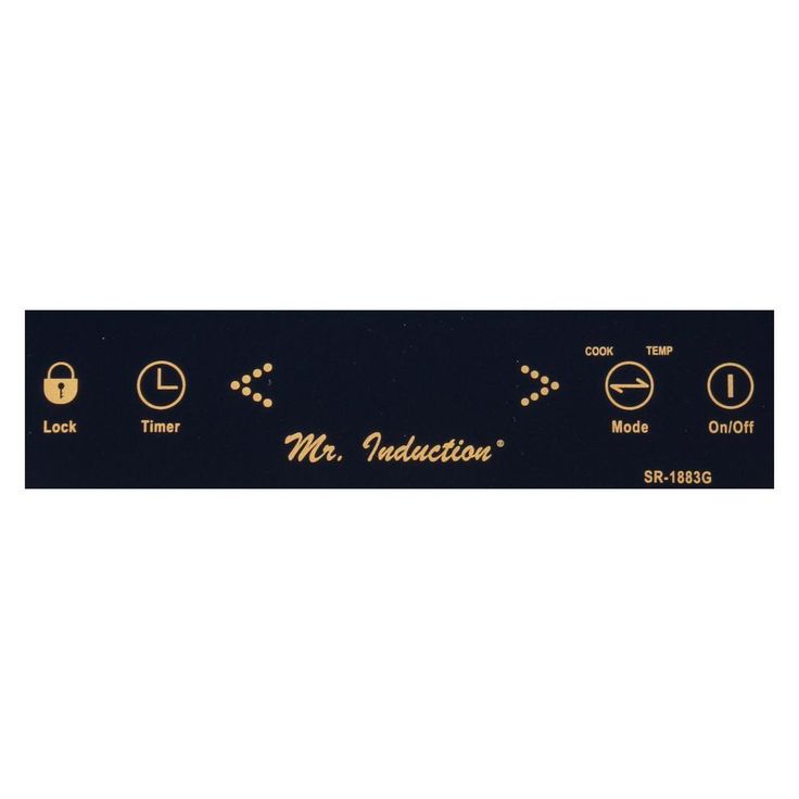 1650-Watts 8 in. Single Burner Induction Cooker (Gold/Black) with 3.5L Induction Ready Pot w/ Glass Lid
