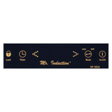 1650-Watts 8 in. Single Burner Induction Cooker (Gold/Black) with 3.5L Induction Ready Pot w/ Glass Lid
