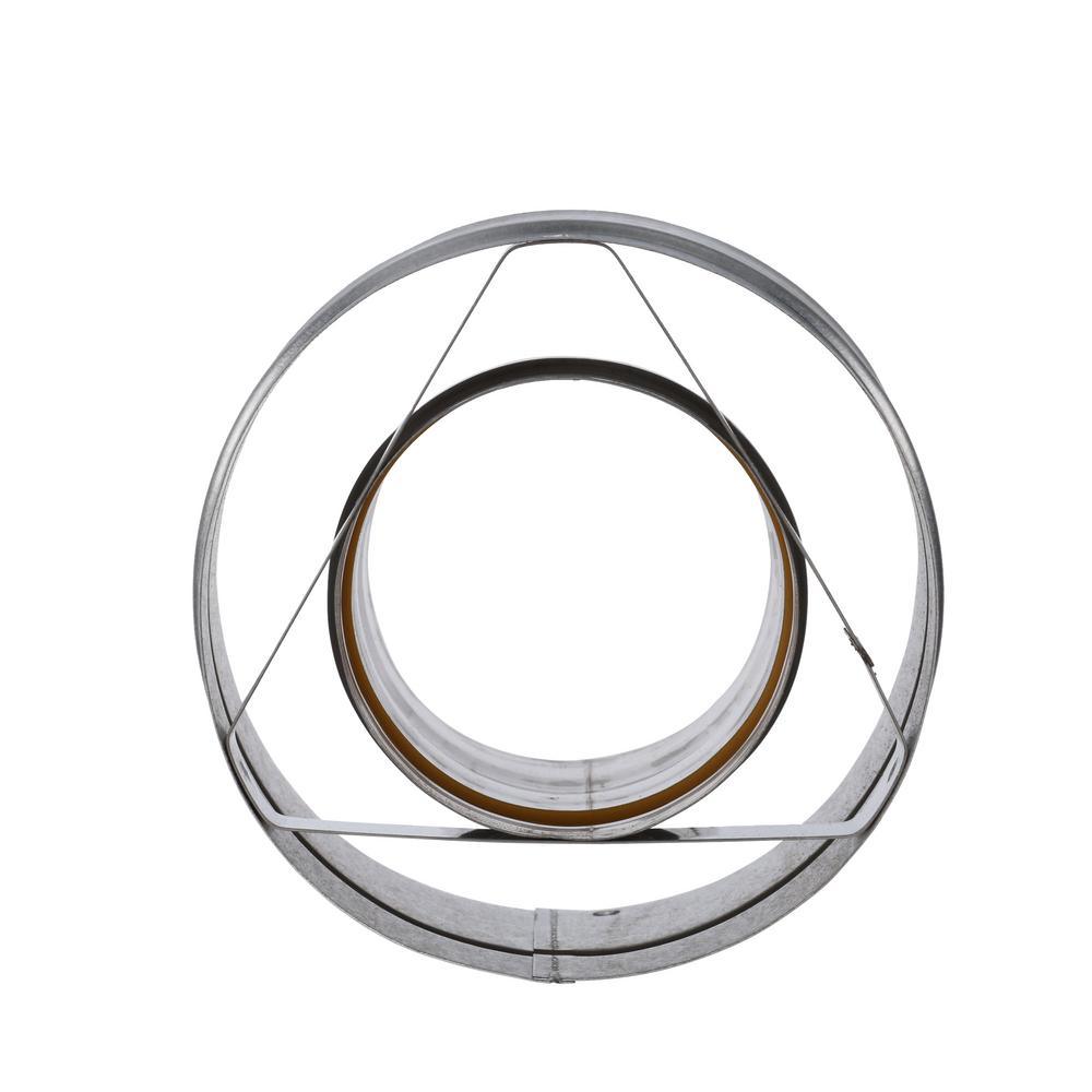 6 in. Vent Length 3 in. x 5 in. Stainless Steel Concentric Vent for Tankless Gas Water Heaters - Super Arbor