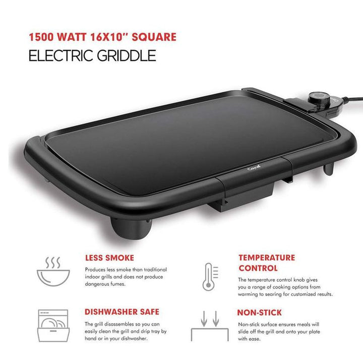 Nonstick Electric Skillet, Cool-TouchElectric, 1200-Watts, (Black)