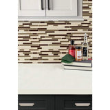 MSI Amalfi Cafe Interlocking 12 in. x 12 in. x 6 mm Glass and Porcelain Mesh-Mounted Mosaic Tile (15 sq. ft./case)