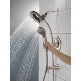 Lahara In2ition 2-in-1 Single-Handle 5-Spray Tub and Shower Faucet in Brushed Nickel