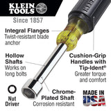7-Piece Nut Driver Set- Cushion Grip Handles - Super Arbor