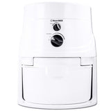 Classic 20-Cup 11-Speed White Grain Mill with Removable Filter