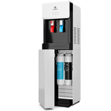 Self-Cleaning Touchless Bottle-Less Water Cooler Dispenser with Hot/Cold Water, Child Lock, NSF/UL/ENERGY STAR, White