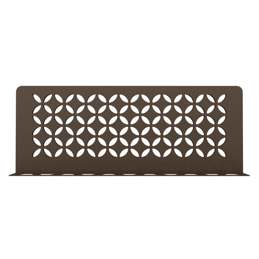 Shelf-W Bronze Color-Coated Aluminum Floral Wall Shelf - Super Arbor