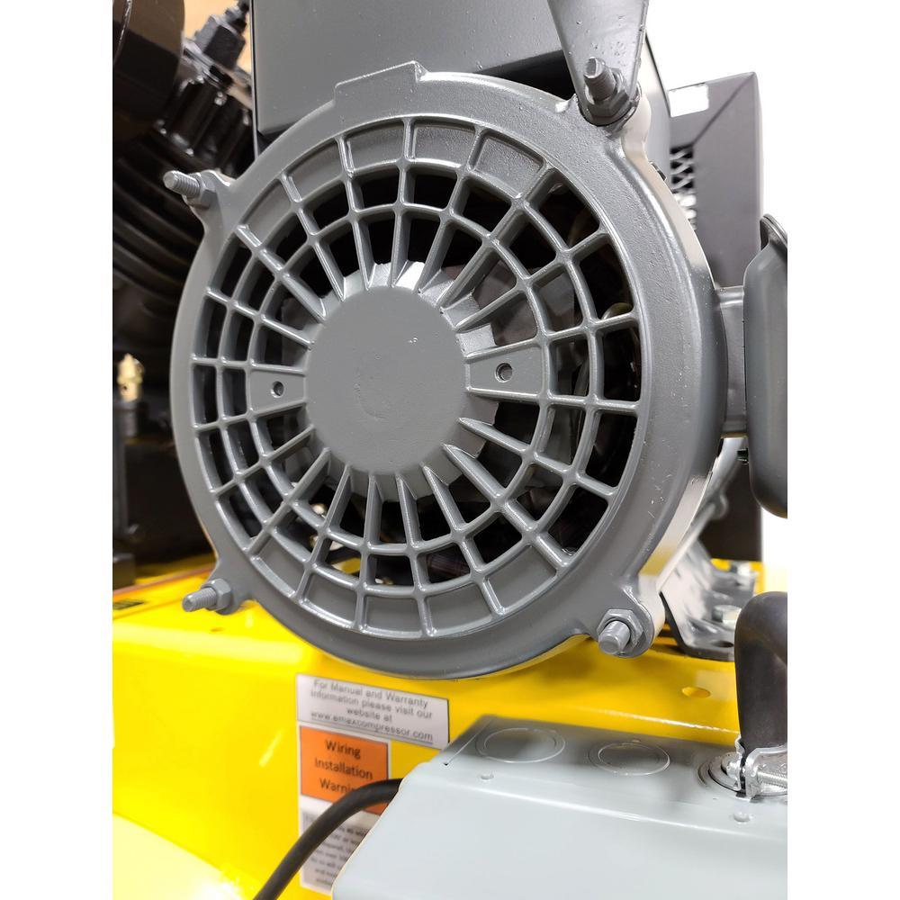 Industrial Series 80 Gal. 10 HP 1-Phase Electric Air Compressor with pressure lubricated pump - Super Arbor